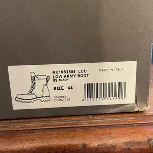 Rick Owens | Shoes | Rick Owens Low Combat Boots Rare Color  display picture 1
